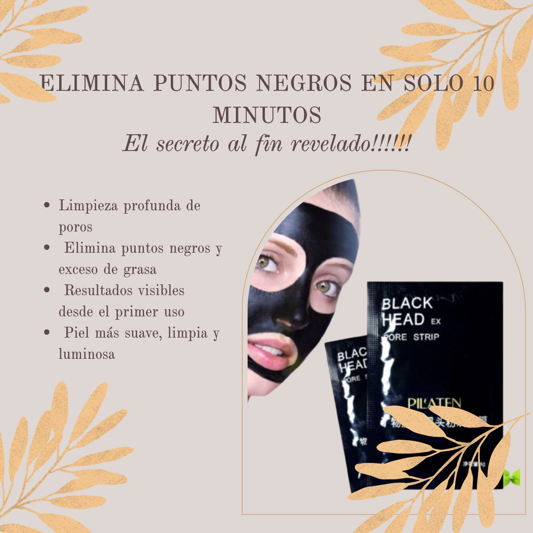 La máscara facial que elimina puntos negros al instante