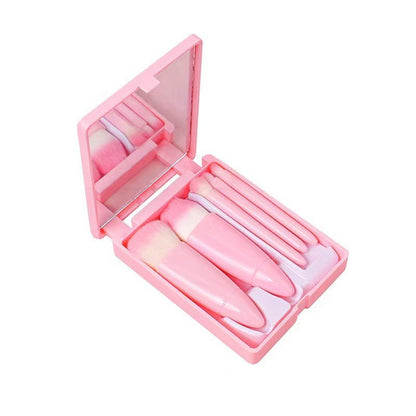 Maquillaje de Salón en 10 Minutos - KIT 5 BROCHAS MAKEUP