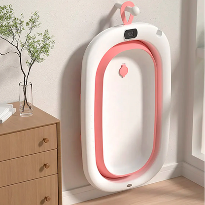 BAÑERA PLEGABLE, TERMOMETRO, ALMOHADILLA