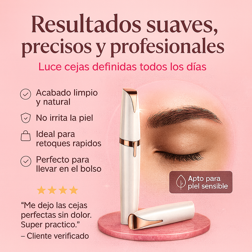 Depila  Cejas y Cuerpo en  Minutos-Sin dolor ni irritación.