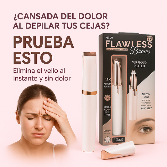 Depila  Cejas y Cuerpo en  Minutos-Sin dolor ni irritación.
