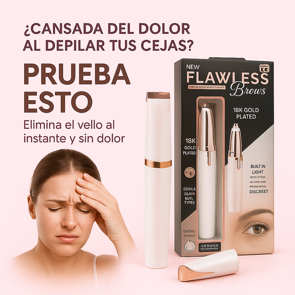 Depila  Cejas y Cuerpo en  Minutos-Sin dolor ni irritación.