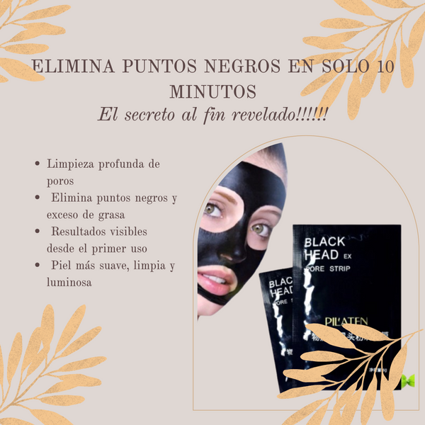 La máscara facial que elimina puntos negros al instante