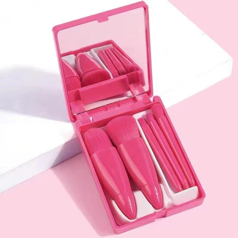 Maquillaje de Salón en 10 Minutos - KIT 5 BROCHAS MAKEUP