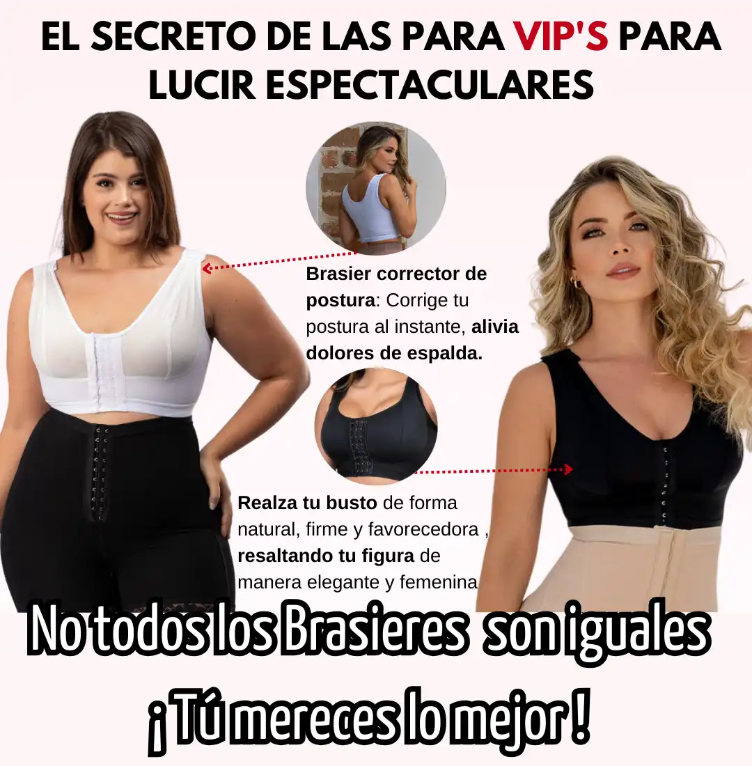 BRASIER CON REALCE Y CORRECTOR POSTURAL